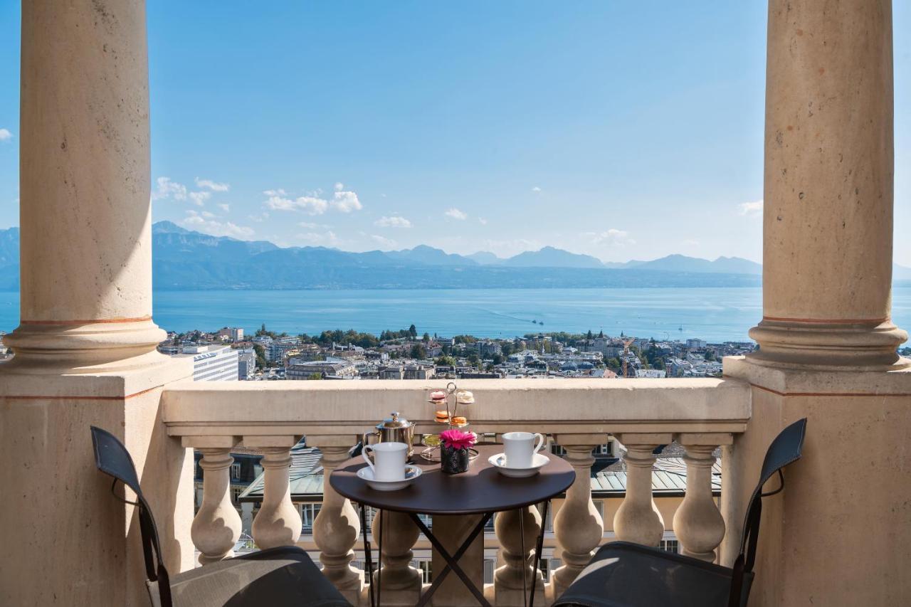 Lausanne Palace Экстерьер фото View from the hotel